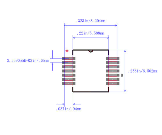 TI 德州儀器 四路雙邊模擬開關(guān) SN74HC4066DBR