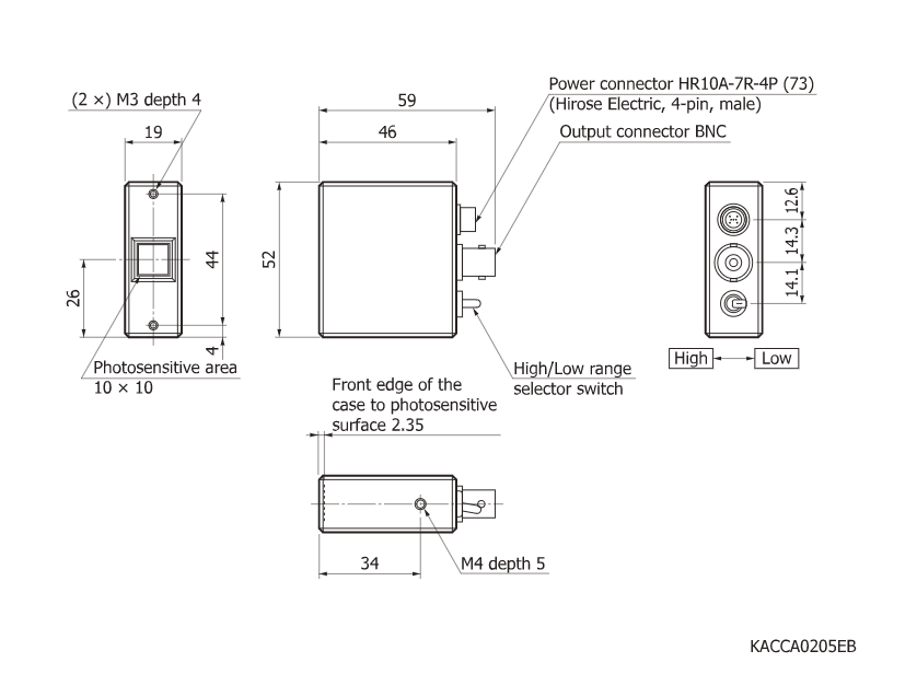 光電二極管模塊C10439-03(圖2)