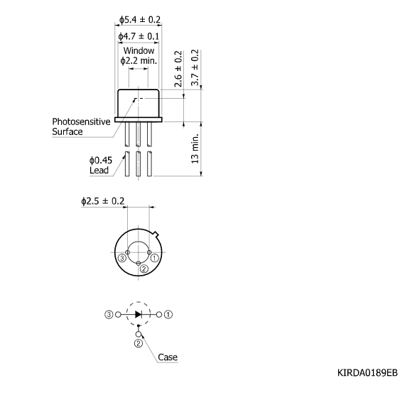 InGaAs PIN 光電二極管G8370-81(圖2)