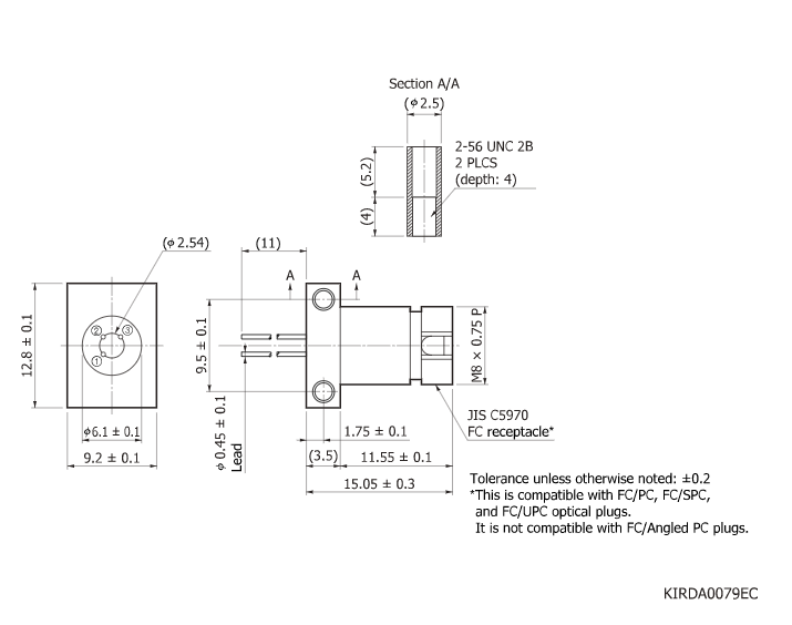 InGaAs PIN 光電二極管G9801-22(圖1)