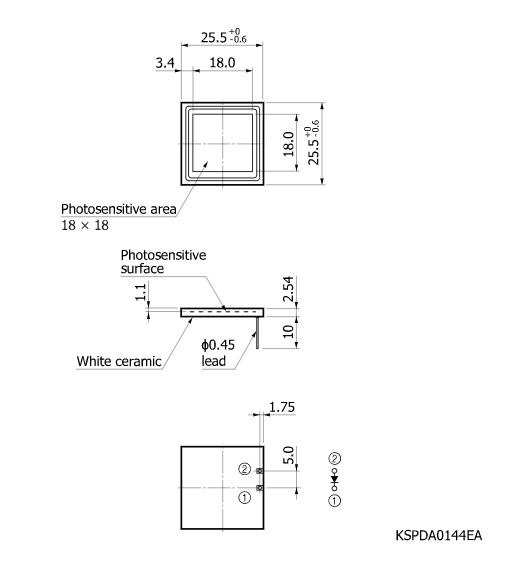 硅光電二極管S8553(圖2)