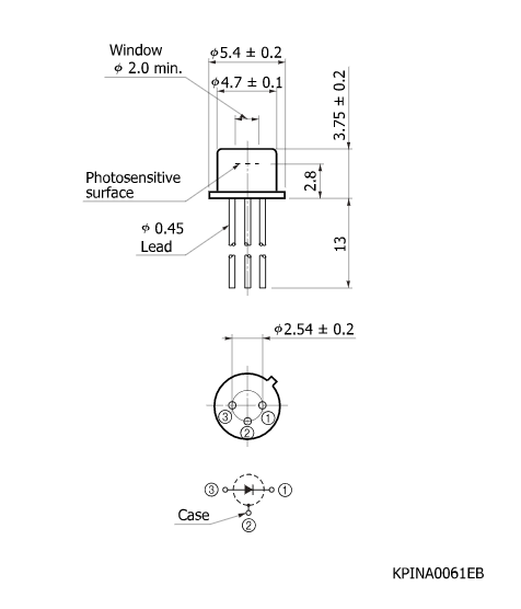 硅PIN光電二極管S5973-02(圖2)