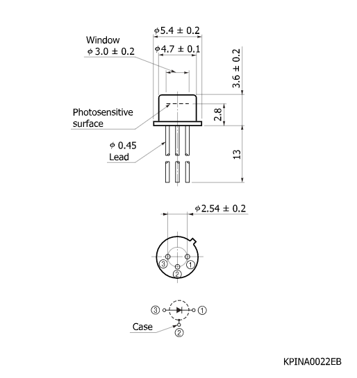 硅PIN光電二極管S5972(圖2)