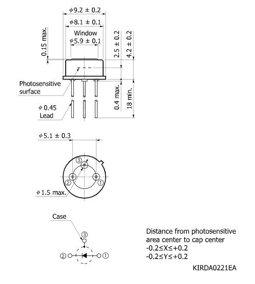 InGaAs PIN 光電二極管G12183-030K(圖2)