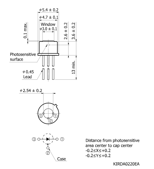 InGaAs PIN 光電二極管G12183-010K(圖2)