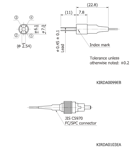 帶前置放大器的InGaAs PIN光電二極管G9822-12(圖1)