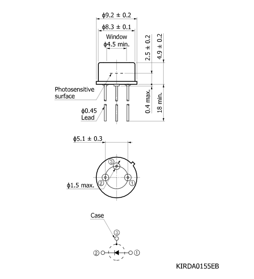 InGaAs PIN光電二極管G12180-020A(圖2)