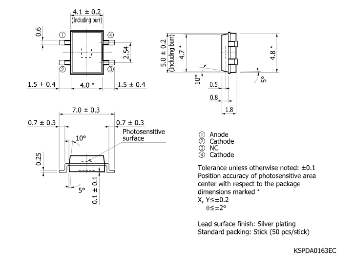 硅光電二極管S4011-06DS(圖2)