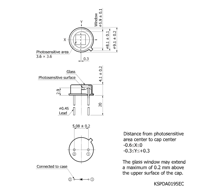 硅光電二極管S1226-44BK(圖2)