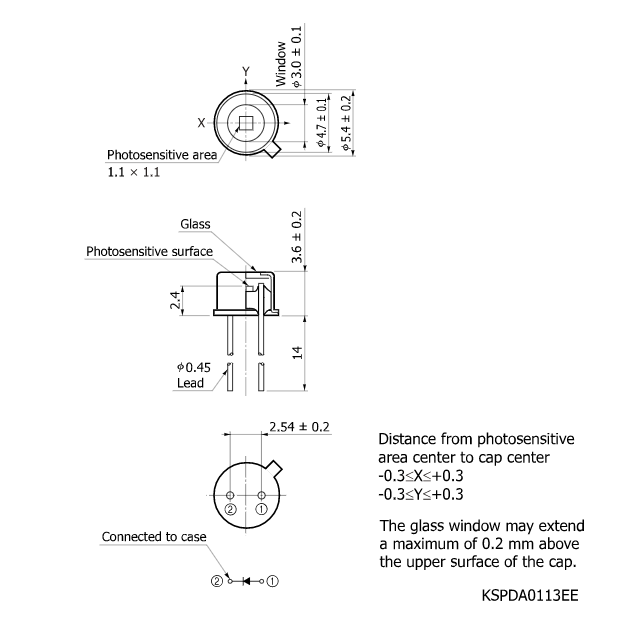 硅光電二極管S1226-18BK(圖2)