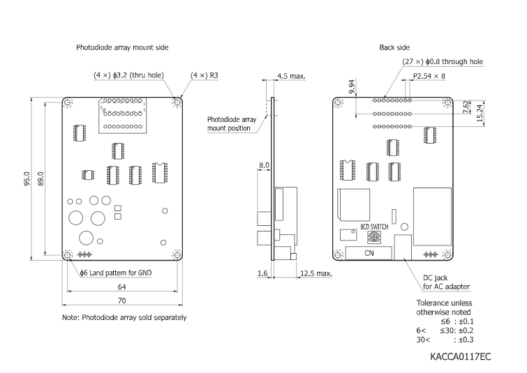 硅光電二極管陣列驅(qū)動(dòng)電路C9004(圖1)