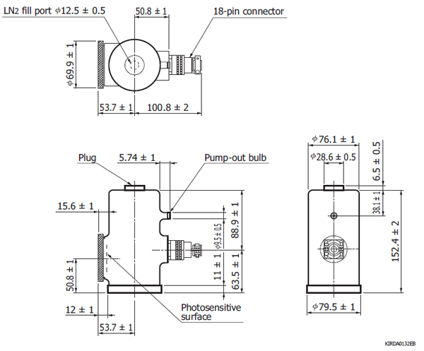 銻化銦InSb光伏探測(cè)器 P4247-44(圖2)