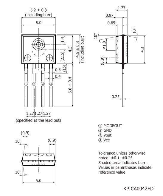 濱松 光通信用光IC接收器 S8046(圖1)