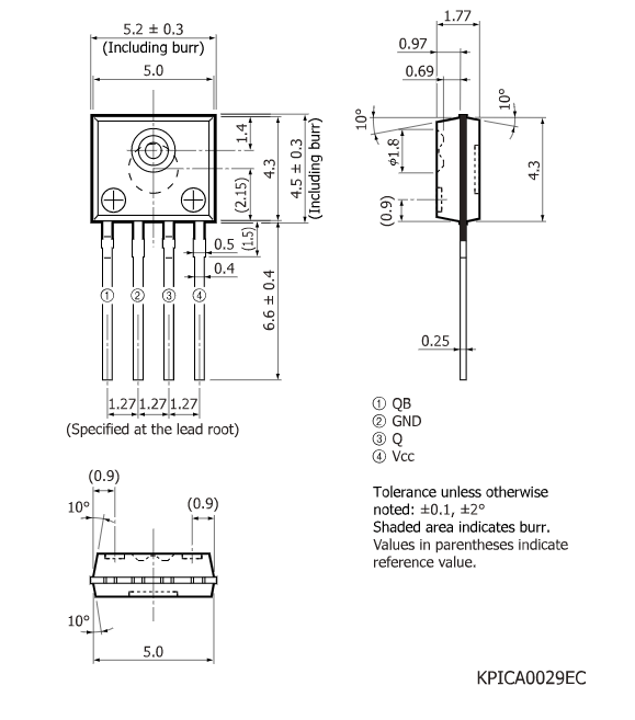 濱松 光通信用光IC接收器 S7727(圖1)