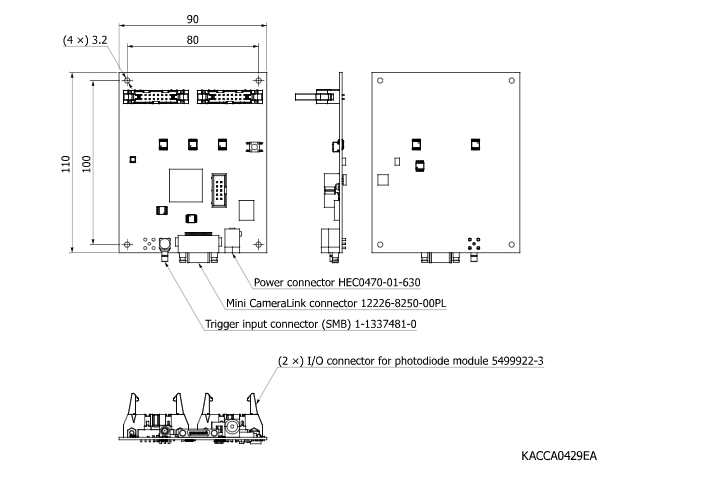 濱松 X射線硅光電二極管模塊信號處理單元 C13938(圖1)